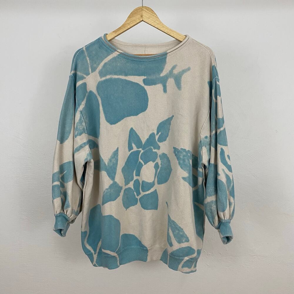 We The Free - Free People Painters Garden Pullover - Ivory Combo - Size XS